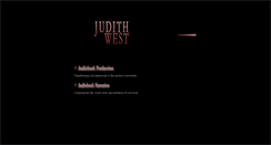 Desktop Screenshot of judithwest.com